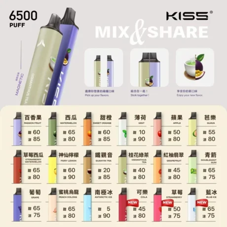 KIS5 鎧斯 6500口 拋棄式電子煙